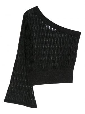 Haut en tricot Federica Tosi noir