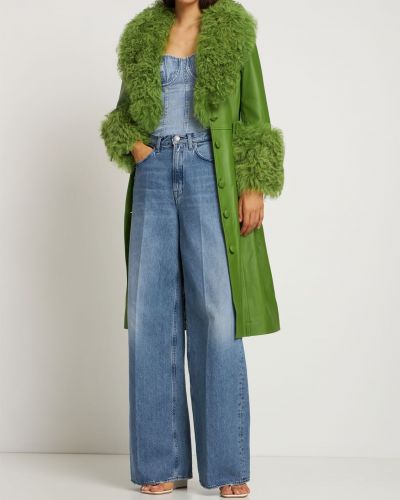 Γυναικεία παλτό Saks Potts πράσινο