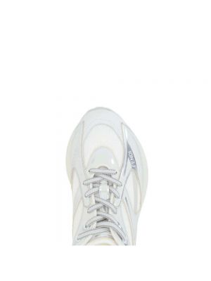 Sneakersy skórzane z siateczką Fendi białe