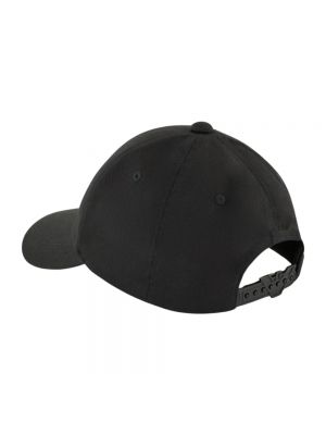 Gorra con bordado de algodón Emporio Armani negro