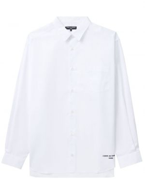 Памучна риза с принт Comme Des Garçons Homme бяло