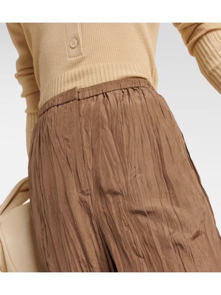 Pantalones de seda Joseph marrón