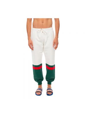 Pantalones de chándal Gucci blanco