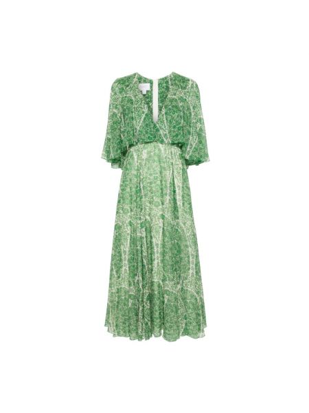 Sukienka midi Giambattista Valli zielona
