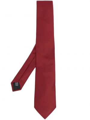Копринена вратовръзка Lanvin червено
