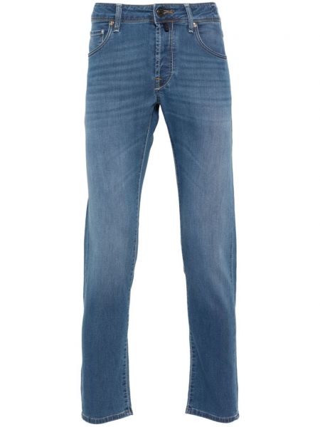 Jeans skinny slim Incotex bleu