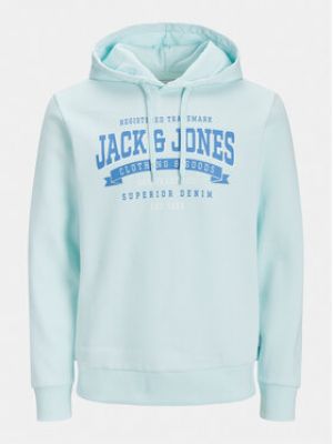 Sweat zippé Jack&jones bleu