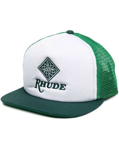 Brodert cap Rhude grønn