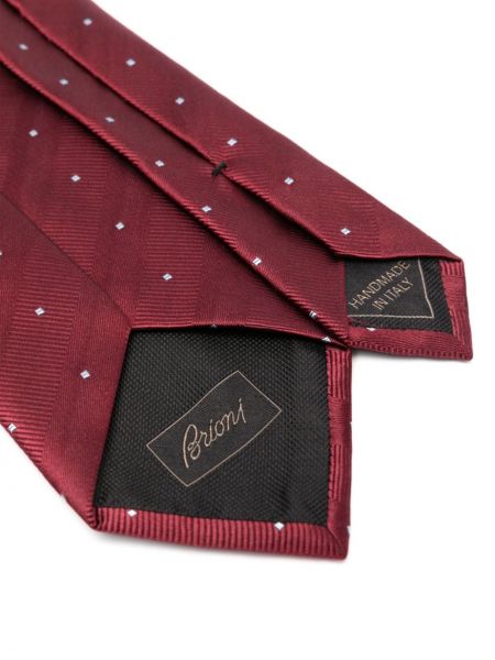 Jedwabny krawat żakardowy Brioni