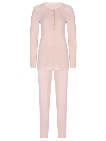 Кружевная пижама из модала Gianantonio A.paladini розовая