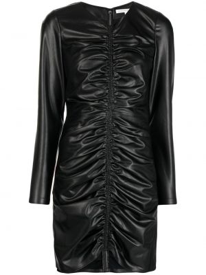 Drapované koktejlové šaty Veronica Beard černé
