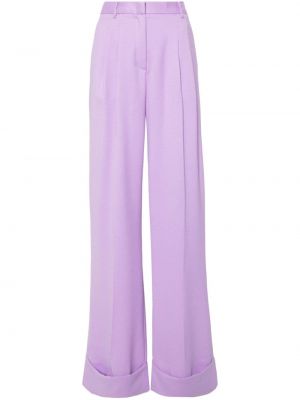 Pantaloni din crep The Andamane violet