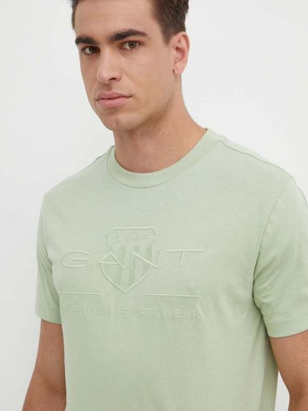 Koszulka Gant zielona