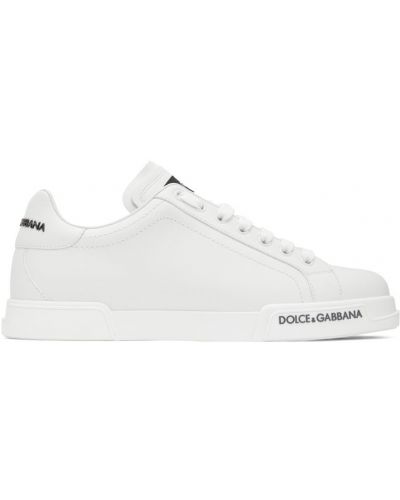 Низкие кроссовки Dolce & Gabbana, белые