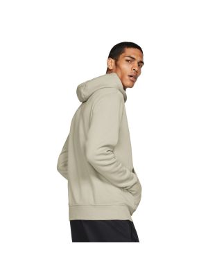 Флисовый пуловер с капюшоном с принтом Nike белый