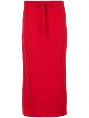 Повседневная юбка макси длинная Pringle Of Scotland, красный