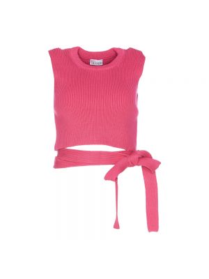 Crop top koronkowy Red Valentino