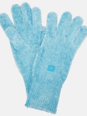 Перчатки Acne Studios синие