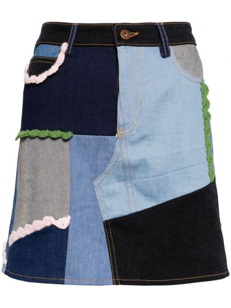 Spódnica jeansowa Cavia niebieska