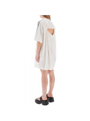 Sukienka mini z nadrukiem Y-3 biała
