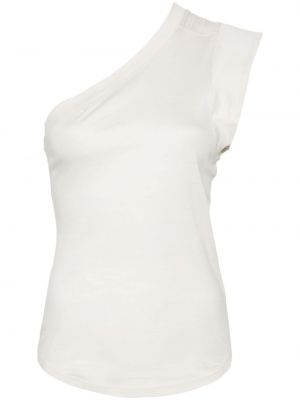 Bluzka bawełniana Isabel Marant biała