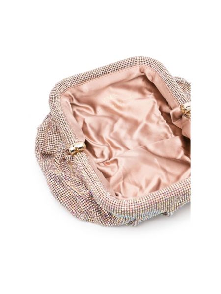 Bolso clutch de malla de cristal Benedetta Bruzziches