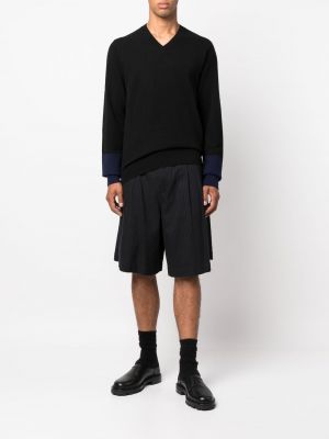 Pullover mit v-ausschnitt Comme Des Garçons schwarz