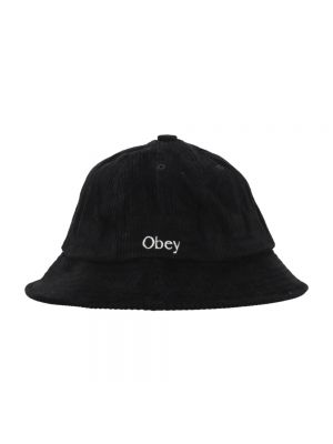 Streetwear cord mütze Obey schwarz