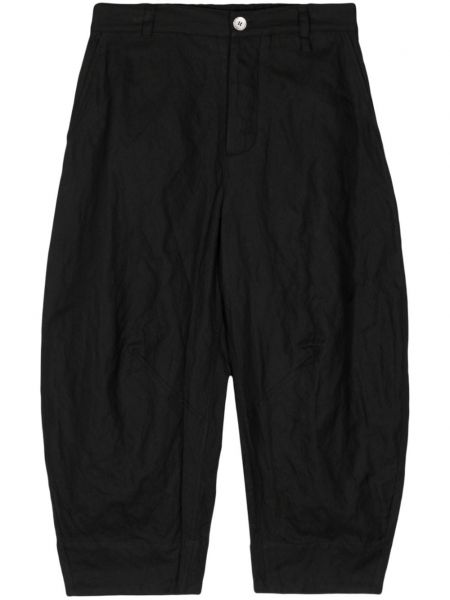 Pantaloni din bumbac Toogood negru