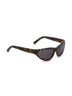 Okulary przeciwsłoneczne z nadrukiem Marni brązowe