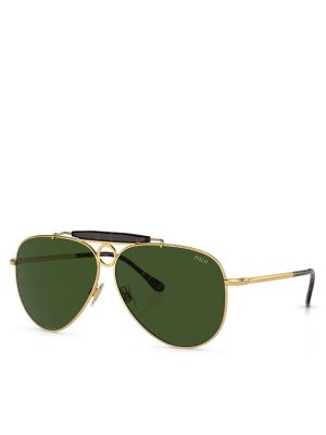 Okulary przeciwsłoneczne Polo Ralph Lauren złote