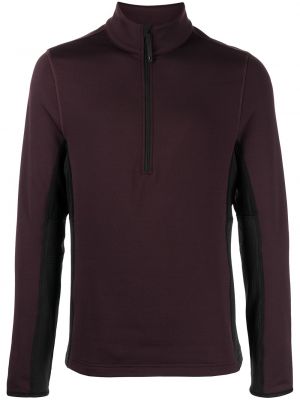 Fleecový svetr na zip Aztech Mountain fialový