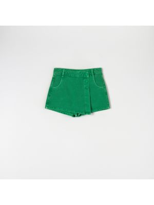 Bavlnené šortky Sinsay zelená