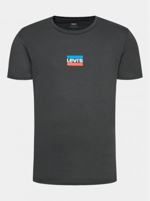 Priliehavé tričko Levi's čierna
