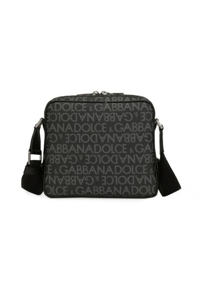 Bolso cruzado con estampado de tejido jacquard Dolce & Gabbana