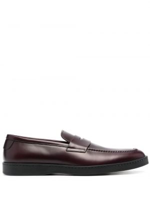 Loafers Canali röd