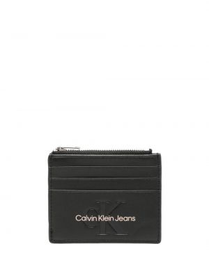 Iš natūralios odos piniginė Calvin Klein Jeans