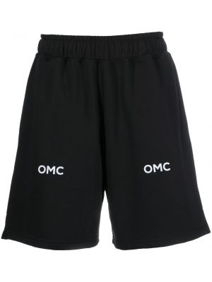 Shorts de sport à imprimé Omc noir