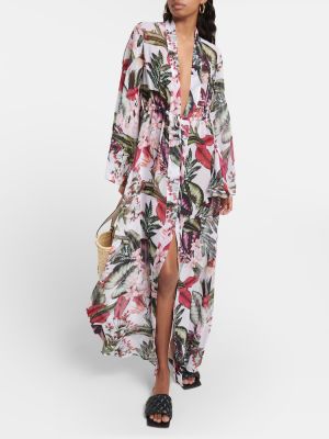 Maksi haljina od šifona s cvjetnim printom Alexandra Miro