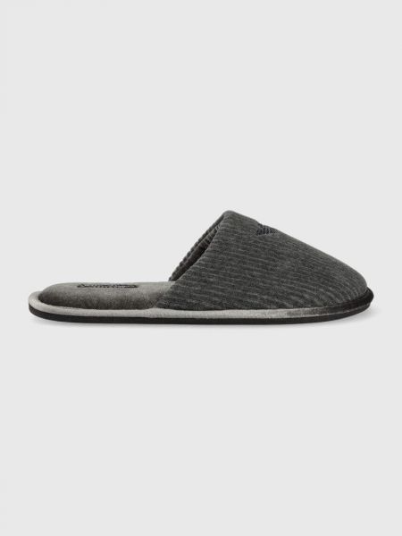 Pantofle Emporio Armani Underwear šedé