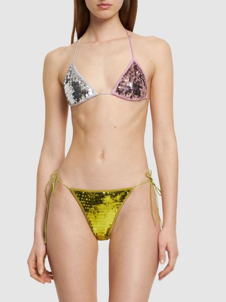 Bikini con lentejuelas Oséree Swimwear