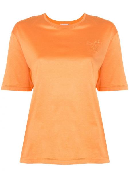 Футболка Hermès, оранжевая