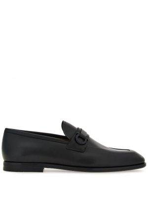 Lukuga nahast loafer-kingad Ferragamo must