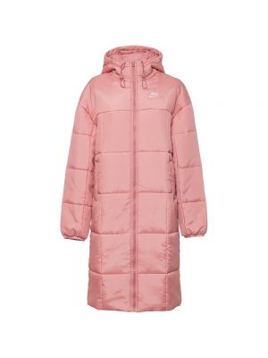 Зимнее пальто Nike розовое