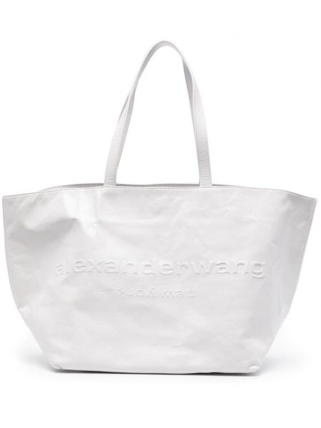 Læder shopping bag Alexander Wang hvid