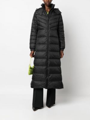 Mantel mit kapuze Twinset schwarz