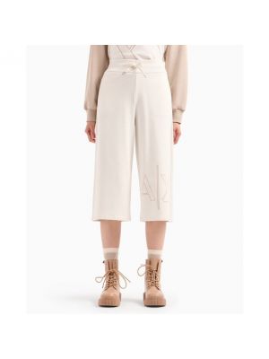 Pantalones culotte Armani Exchange blanco