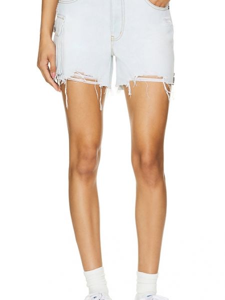 Shorts en jean One Teaspoon bleu