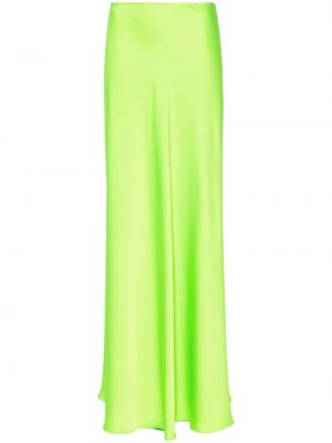 Saténové dlouhá sukně Philosophy Di Lorenzo Serafini zelené