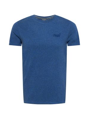 Меланж тениска Superdry синьо